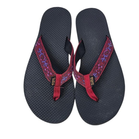 Teva Womens Classic Thongs, Slip On, Summer, Vacation, Pattern, Size 10 - Picture 2 of 5